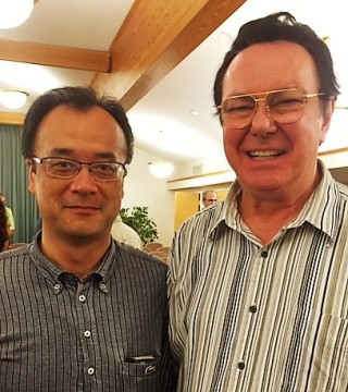 Prof. Nozomu Yamada and Fr. Alfonso Fausone SVD, Nanazan (Catholic) University in Nagoya, Japan